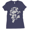 beethoven Ladies Fitted T-Shirt