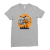 happy halloween 1 Ladies Fitted T-Shirt