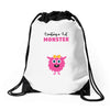Creating a Lil Monster Baby Girl Drawstring Bags