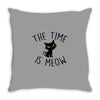 Meow Throw Pillow