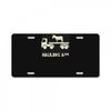 hauling a License Plate