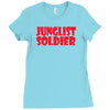 junglist soldier Ladies Fitted T-Shirt