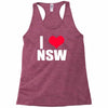 i heart nsw Racerback Tank