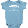 rhinos, they're just fat unicorns Baby Onesie
