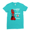 merc with a mouth Ladies Fitted T-Shirt