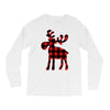 lumberjack reindeer Long Sleeve Shirts