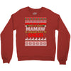 santa only comes once a year mamaw is always here to cheer Crewneck Sweatshirt