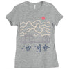 van desert Ladies Fitted T-Shirt