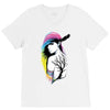 rainbow girl V-Neck Tee