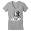 Laika The Space Dog Women's V-Neck T-Shirt