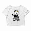 angriest boy in the world Crop Top