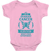 I am a Ovarian Cancer Survivor - What's Your Superpower? Baby Bodysuit