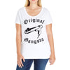 original gangsta Ladies Curvy T-Shirt