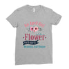 An April Girl Like AFlowers Ladies Fitted T-Shirt