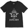 The best teachers are born in January V-Neck Tee