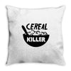 cereal killer Throw Pillow