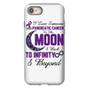 i love someone with pancreatic cancer to the moon &amp; back to infınıty iPhone 8 Case