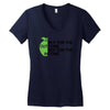 in it for the outcome Women's V-Neck T-Shirt