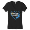happy feet Women's V-Neck T-Shirt