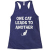 pet lover girls im one leads to another Racerback Tank