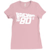 back to the 80's, funny retro Ladies Fitted T-Shirt