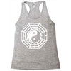 i ching ying and yang Racerback Tank