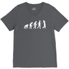evolution of a golfer V-Neck Tee