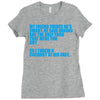 my friend thinks he's smart Ladies Fitted T-Shirt
