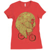 bear safety Ladies Fitted T-Shirt