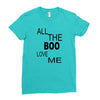 all the boo love me Ladies Fitted T-Shirt