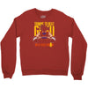 training to beat saiyan or at least warrior anime gym workout lifting Crewneck Sweatshirt