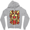 deer and monster Zipper Hoodie