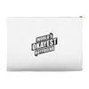 worlds okayest boyfriend Accessory Pouches