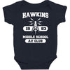 hawking av club middle school Baby Bodysuit