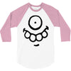 monster face (2) 3/4 Sleeve Shirt