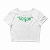 not a dirty word Crop Top