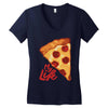 pizza my life Women's V-Neck T-Shirt