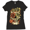 death flower Ladies Fitted T-Shirt