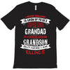 Super Cool Grandad Of A Freaking Awesome Grandson T-Shirt