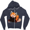 red fox 5 Zipper Hoodie