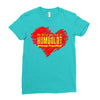 My Heart Goes Out To HUMBOLDT Strong Together Ladies Fitted T-Shirt