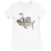 animal fish Ladies Fitted T-Shirt