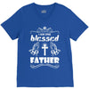 I Am One Blessed Father V-Neck Tee