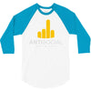antisocial 3/4 Sleeve Shirt