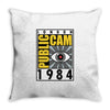 public cam Throw Pillow