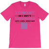 i crochet so i don't choke people save a life, send yarn T-Shirt