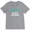 papa the man the myth the legend V-Neck Tee