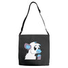 arctic fox adopt Adjustable Strap Totes