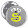 rich snake Pin-back button