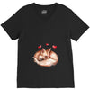 Baby Fox Belly V-Neck Tee